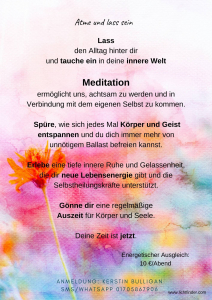 Meditation lernen Neustadt Weiden